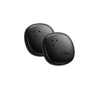Tile by Life360 Sticker (2024) - Petit Tracker Bluetooth, détecteur de télécommande et localisateur d'objets pour vélos, Lunettes et Autres. Compatible avec iOS & Android. Lot de 2 (Noir)
