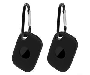 Tile Coque de protection en silicone pour Life360Pro 2024 avec texture antidérapante et découpes fonctionnelles (noir)