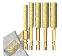 Tile Drill Bits, Marble Drilling Grinding Tool, Hexagonal Shank Drill Bit, High Strength Tungsten Steel, Contractors Renovators Plumbers Electricians Technicians Concrete Brick Wall Stone