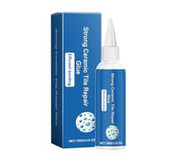 Tile Glue, Ceramic Tile Adhesive, Strong Bond Waterproof Easy Squeeze Leak Proof Heavy Duty Seamless Portable Compact, Wall Tiles Repair for Home Kitchen Countertop,100g, Blue