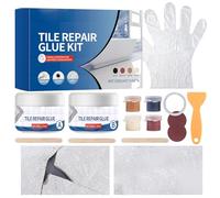 Tile Glue Walls, High Strength Adhesive, 500g Marble Construction, Grout Repair Paste, Practical Application for Ceramic Tile, Bathroom, Kitchen, Sinks and Floors