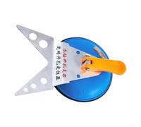 Tile Hole Locator, Suction Cup Tiles Opening Fixer, Aluminum Alloy Vacuum Base Suction Cups Positioning Fixer for Ceramic, Glass, Porcelain, Easy Installation Tool for Home Improvement, 18.5x12x5cm