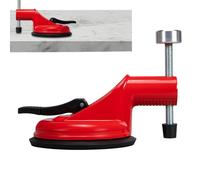 Tile Leveling Suction Cups, Tightening Secure Tools, 4.81x4.81x0.26 Inches Stable Installation, & Heavy Duty Leveler Sucker for Glass, Wooden Boards, Metals, Stones, and Precision