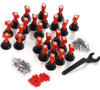 Tile Leveling System Kit Entretoises de compensation pour carreaux réutilisables avec aiguille en acier remplaçable