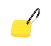 Tile Mate Pro Tracker Silicone Case Cover Compatible for Car Keys Bags And Suitcases Yellow Anti-drop 1Pcs