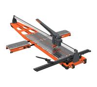 TILER Coupe-carreaux manuel grand format de 52 pouces, coupe-carreaux professionnel en porcelaine-céramique avec poignée de transport et roues, large base en acier, bras d'extension mobile 8102G-3Y