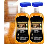 TileRevive Premium Restorer,TileRevive Floor Cleaner,Floorevive Pour Le Bois - Restaure Les Sols En Quelques Minutes,Sans Ponçage,Ravive L’éclat Des Sols En Bois,Atténue L’aspect Des Micro-Rayures，2PC