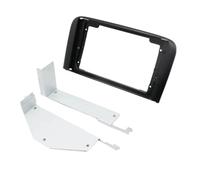 TILIEINE Cadre Radio Convient pour Volvo S80 2001-2006 Lecteur CD de Voiture Cadre d'autoradio Panneau de Garniture intérieure de 9 Pouces Montage d'instrument Façade Cadre de Radio