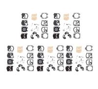 TILIEINE Carbu pour Moteur Convient pour Walbro WA WT 10 ensembles/5/1 Ensemble K10-WAT Carburateur Carburateur Membrane Joint Aiguille Réparation Carburateur Générateur(5Sets)
