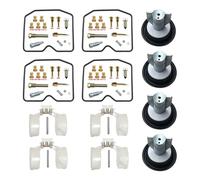 TILIEINE Carburateur kit Kit de réparation de carburateur,diaphragme Convient pour Flotteur ZR750-F ZR750-H Convient pour Kawasaki ZR-7 ZR-7S 1999-2005 Carbu pour Moteur(A)
