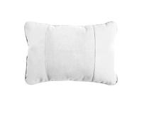TILIEINE Convient pour BYD Song Qin Han EV Tang DM Plus Song, Appui-tête de siège en Daim, Coussin de Nuque, Soutien Lombaire et Confort Doux(White-1)