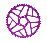 TILIEINE Couvercle de Protection Convient pour Surron Lightbee XS Segway X160 X260 48T 54T 60T pignon de chaîne arrière de Moto Couvercle De Chaîne(54T Purple)