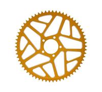 TILIEINE Couvercle de Protection Convient pour Surron Lightbee XS Segway X160 X260 48T 54T 60T pignon de chaîne arrière de Moto Couvercle De Chaîne(60T Gold)