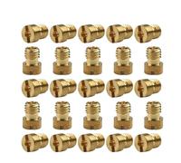 TILIEINE Engine Fuel Injector Convient pour carburateur Dellorto Vergaser SHA SHBC SHB, Ensemble de 25 Buses d'injecteurs, gicleur Principal 55-115 M5 5 mm Injecteurs Carburant