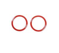 TILIEINE Garniture de Couverture d'anneau décoration Ventilation latérale Tableau Bord Voiture adaptée pour Toyota 86 GT86 adaptée pour Subaru BRZ 2012-2020(Red)