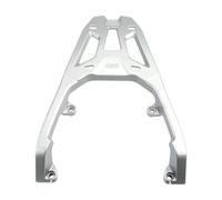 TILIEINE Porte-Bagages pour Étagère arrière en Alliage d'aluminium Convient pour SYM XS150T, Support épais, Contre-Pointe arrière de Moto Porte-Bagages Moto(Sliver)