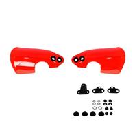 TILIEINE Protection Levier Protege Poignee Moto Convient pour Harley Davidson Softail Fat Bob 2018-2023 Low Rider S 2020-2023 Protège-Mains de Moto(Red)