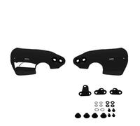 TILIEINE Protection Levier Protege Poignee Moto Convient pour Harley Davidson Softail Fat Bob 2018-2023 Low Rider S 2020-2023 Protège-Mains de Moto(Black)