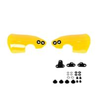 TILIEINE Protection Levier Protege Poignee Moto Convient pour Harley Davidson Softail Fat Bob 2018-2023 Low Rider S 2020-2023 Protège-Mains de Moto(Yellow)