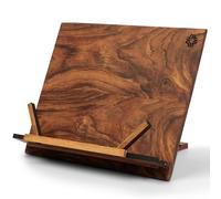TILISMA - Support de livre en bois fait à la main - Support de livre pour lire les mains libres - Support de recette et livre de cuisine pour le comptoir - Support de tablette - Un accessoire de livre