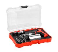 TILL. - Coffret cliquet en T, douille universelle et embouts 19 pièces | Douille CrV adaptable 7-19 mm | Embouts vissage variés | Outils polyvalents bricolage