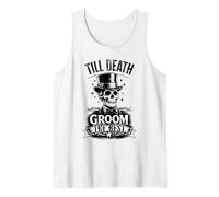 Till Death Sarcastic Groom Gothic Bacherol Party Débardeur