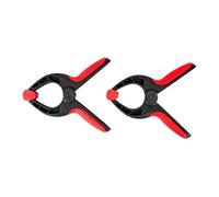 TILL. - Lot de 2 pinces de serrage 150 mm | Ouverture 65 mm | Corps bi-matière | Maintien rapide et précis | Outil polyvalent pour atelier, bricolage, collage