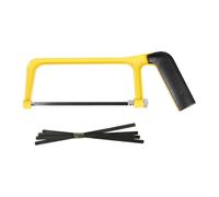 TILL. - Mini scie de précision 150 mm avec 5 lames | Pour découpes fines bois, plastique, modélisme, bricolage de précision | Lame interchangeable | Format compact et maniable