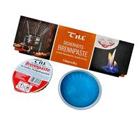 Till Pâte combustible pour fondue, grill de table, pierre chaude - 3 boîtes de 80 g - Sûre et propre - Très inflammable