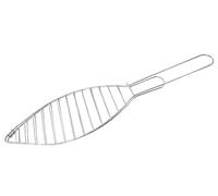 TILL-ZÜNDFIX Rôtissoire à poisson 45cm