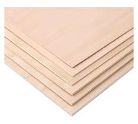 Tilleul Feuilles de Tilleul, Feuilles de Bois Brut de 5 mm d'épaisseur for l'artisanat, la pyrogravure, la Peinture, la Gravure sur Bois, la découpe Laser(20cm*20cm (5pcs))