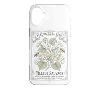 Tilleul Vintage en Fleurs de Tilleul français Coque pour iPhone 16 Plus