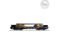 Tillig 76782 H0 1:87 - Tank Marchandises Plate-Forme Type Sgmmns On Rail Charge