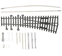Tillig 82431 H0 Voie Simple Aiguillage à Droite 15° / Kit de Montage