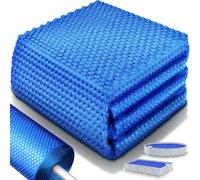 tillvex® Bâche Solaire de Piscine, 400 µm, rectangulaire, 800 x 400 cm, Film Thermique à découper, pour réchauffer l'eau de la Piscine