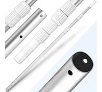 tillvex Barre Télescopique en Aluminium 1,20-3,60 m | Manche Telescopique Régable et Extensible per Nettoyage de Piscine, Surfaces | avec 3 Parties