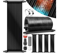 tillvex Chauffage Solaire pour Piscine 76 x 300 cm | Réchauffeur Solaire écologique | Ensemble Complet de Chauffage pour Piscine | Tapis solaires | Collecteur Solaire pour l'eau Chaude