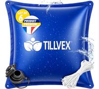 tillvex® Coussin Hivernage Piscine 6x120x120cm + Corde 12m & Kit Réparation | Coussin d'air hivernage piscine, résistant gel & chlore jusqu'à -20°C | Valve à vis incluse | Protection piscine hiver