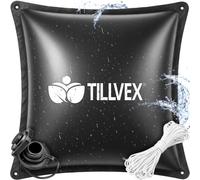 tillvex® Coussin Hivernage Piscine 8x120x120cm + Corde 12m & Kit Réparation | Coussin d'air hivernage piscine, résistant gel & chlore jusqu'à -20°C | Valve à vis incluse | Protection piscine hiver