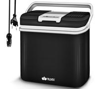 tillvex Glacière électrique 24L | Mini-frigidaire 230 V et 12 V pour Camping avec Voiture | refroidit et réchauffe |Mode ÉCO