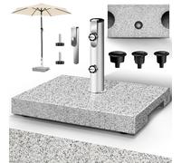 tillvex® Pied de Parasol rectangulaire en Granit 25 kg