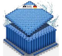 tillvex® Tapis de protection pour piscine 60 pièces | Tapis de sol pour piscine et bassin | Tapis de piscine pour extérieur | Tapis de sol pour protection de piscine isolant thermiquement | Film de