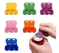 TILONKJ 12 Pièces Ouvre Boîte Manuel Facile, Ouvre Canette, Ouverture de boîte de soda, Ouvrir-Boîtes Simples, Anti-Déversement, Portables, Pour Coca Cola, Bière, Boissons Gazeuses