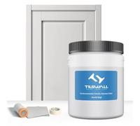 TILSWALL Peinture Bois Grise 600 ml, prête à l'emploi, sans dilution W150 | À base d'eau, faible odeur et COV, forte adhérence et haute résistance pour bois, meubles et métal