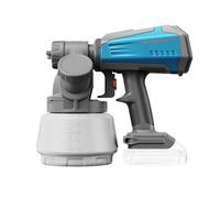 Tilswall Pistolet a Peinture sans Fil, Pistolet Peinture Électrique avec Moteur sans Balais, Réservoir Latéral 1300 ML, Compatible avec Les Batteries Makita 18V (sans Batterie) pour Peinture Murale