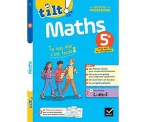 Tilt ! - Maths 5e - Nouveau programme Sabine Aval (Auteur), Isabelle Lemoine (Auteur), Mylène Salvan (Auteur)