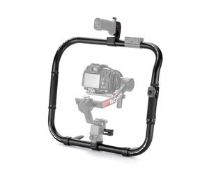 TILTA Basic Ring Grip Plus pour DJI RS4, RS4 Pro, RS2 et RS3 Pro Gimbal, Anneau De Stabilisation À Main avec Poignée De Télécommande et Module Récepteur de Commande sans Fil TGA-PRG2