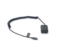 TILTA Batterie factice NP-FZ100 vers câble d'alimentation USB-C PD compatible avec les appareils photo Sony A9 et A7R DB-SYFZ-USBC