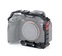 TILTA Cage complète pour Appareil Photo Compatible avec Sony a7 IV a1 S3 R4 73 R3 A9 avec Plaque de dégagement Rapide Manfrotto, Plate-Forme de réalisation de Films vidéo TA-T30-FCC-B