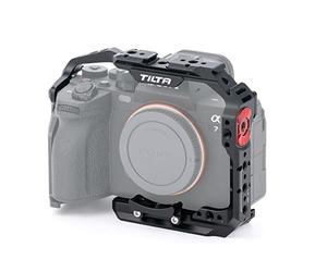 TILTA Cage complète pour Appareil Photo Compatible avec Sony a7 IV a1 S3 R4 73 R3 A9 avec Plaque de dégagement Rapide Manfrotto, Plate-Forme de réalisation de Films vidéo TA-T30-FCC-B